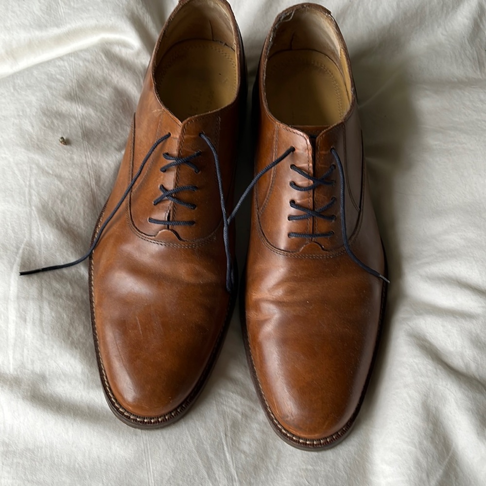 Men Cole Haan Grand OS Madison C12849 Tan/Brown Leather Lace Up Oxford Shoe 9M